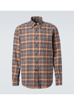 Slowear Plaid cotton flannel shirt