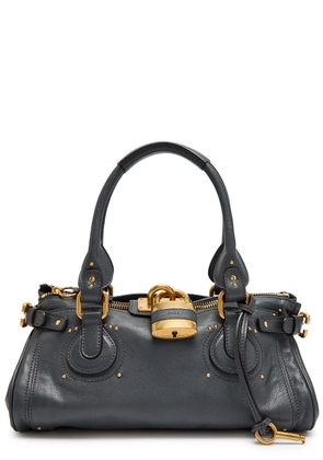 Chloe Paddington Grained Leather Shoulder bag - Navy - One Size