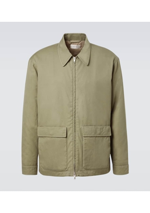 The Row Justo gabardine down field jacket