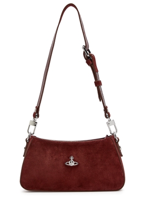 Vivienne Westwood Tasha Suede Shoulder bag - Burgundy - One Size