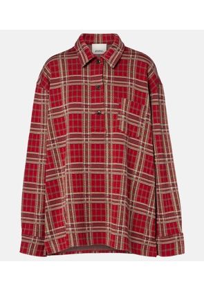 Isabel Marant Brunagd plaid cotton shirt