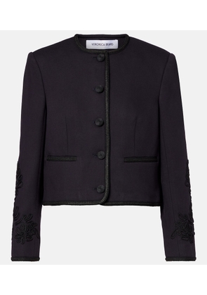 Veronica Beard Latrell cropped embroidered jacket