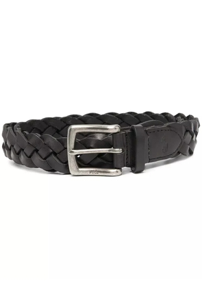 Polo Ralph Lauren braided leather belt - Black