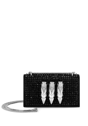 Philipp Plein small crystal-embellished shoulder bag - Black