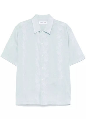 SAMSOE SAMSOE x Saayo jacquard shirt - Blue