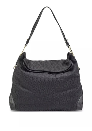 Aigner Vintage pre-owned monogram-pattern shoulder bag - Black