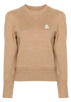 MARANT ÉTOILE Kelaya logo-embroidered jumper - Neutrals