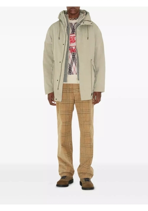 Burberry layered parka - Neutrals