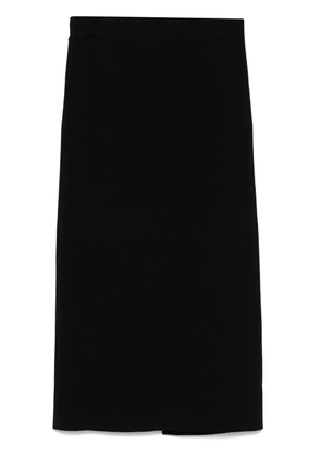P.A.R.O.S.H. ribbed midi skirt - Black