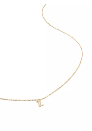 Monica Vinader 14kt yellow gold small Initial Z necklace