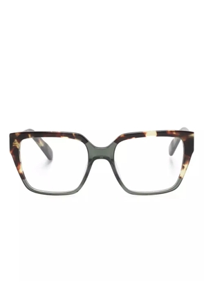 Kaleos Cuevas square-frame glasses - Brown
