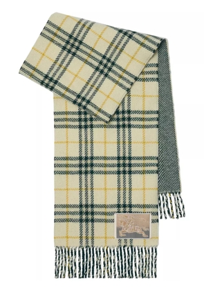 Burberry reversible checkered scarf - Neutrals