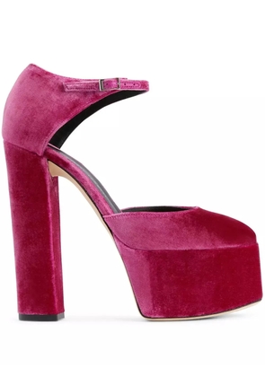 Giuseppe Zanotti Bebe velvet 150mm pumps - Pink