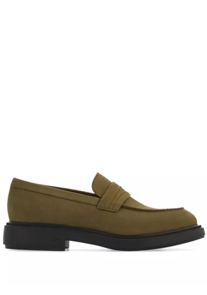 Ferragamo penny loafers - Green