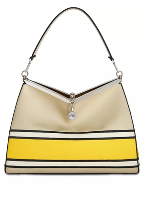 ETRO Vela canvas shoulder bag - Neutrals
