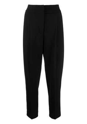 Le Tricot Perugia cropped tapered trousers - Black