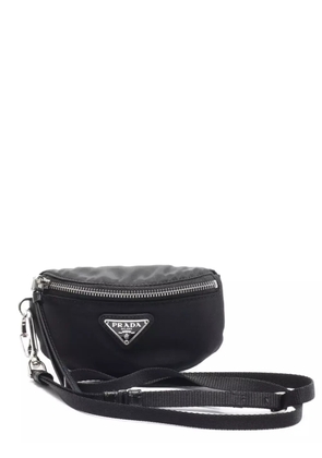 Prada Pre-Owned 2020s triangle logo belt bag - Black