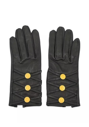 Hermès Pre-Owned 1990-2000s leather gloves - Black