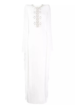 Jenny Packham Saga crystal-embellished dress - White