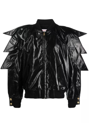 Walter Van Beirendonck Zeus oversized bomber jacket - Black