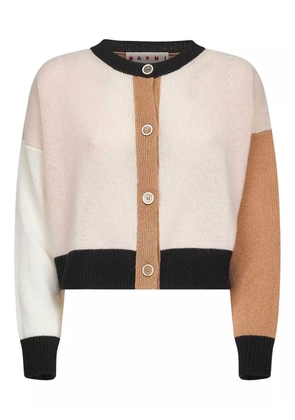 Marni colour-block cardigan - Neutrals