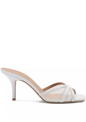 Malone Souliers 70mm Perla mules - White