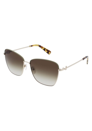 Longchamp Gold Metal Sunglasses