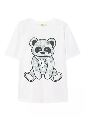 TWINSET bear motif t-shirt - White