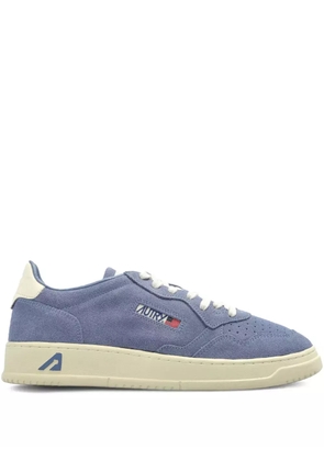 Autry Medalist Low perforated suede sneakers - Blue