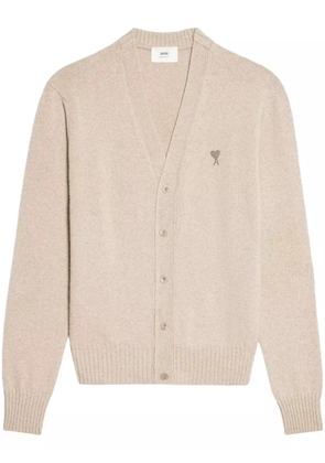 AMI Paris Ami de Coeur cardigan - Neutrals