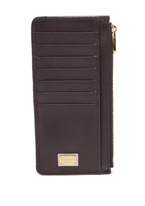 Dolce & Gabbana Pre-Owned zip-around leather wallet - Red