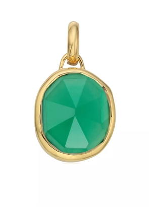 Monica Vinader Siren medium bezel pendant charm - Gold