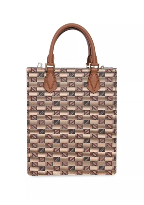 Moreau monogram-print tote bag - Brown