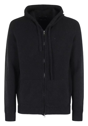 Roberto Collina zip-up hoodie - Black