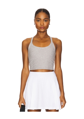 Beyond Yoga Spacedye On The Up Cropped Tank Top in Grey. Size XS. Also in L, S, XL.