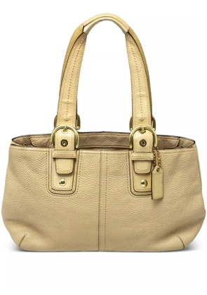 Coach Vintage Soho textured-leather tote bag - Neutrals