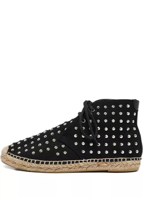 Saint Laurent Pre-Owned studded espadrilles - Black
