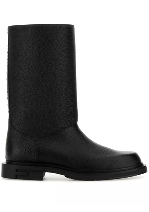 FENDI knee-length leather boots - Black
