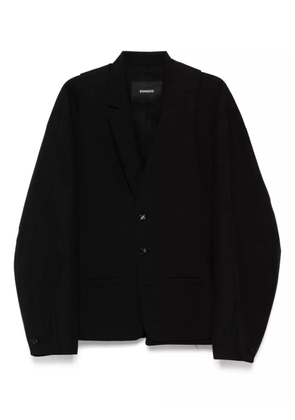 SONGZIO signature meta cocoon jacket - Black