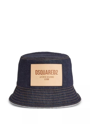 DSQUARED2 denim bucket hat - Blue