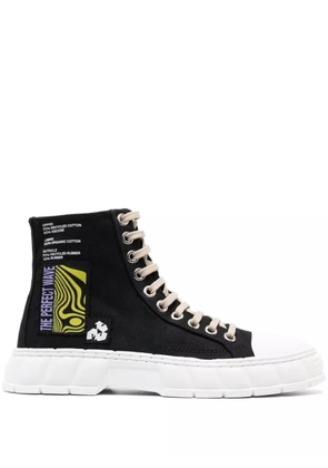 Virón 1982 Wave high-top sneakers - Black