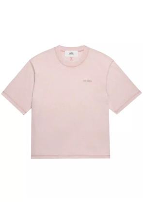 AMI Paris Fade Out T-shirt - Pink