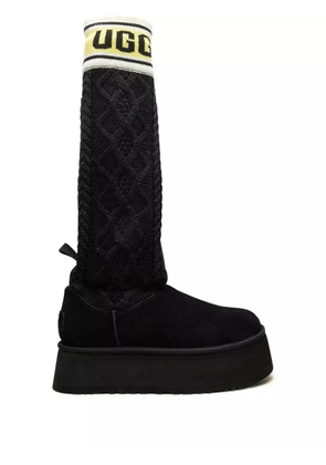 UGG Classic Sweater Letter boots - Black
