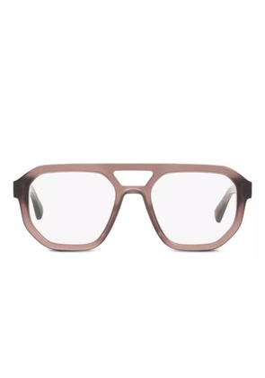 Mykita oversize-frame glasses - Brown