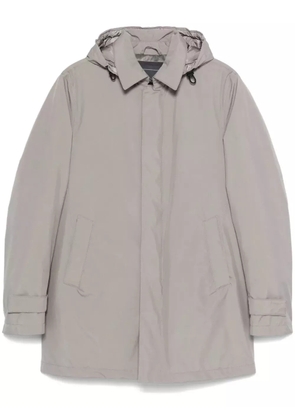 Herno detachable-hood jacket - Grey