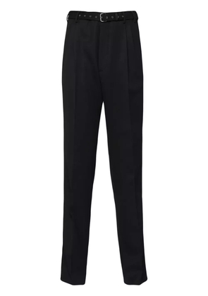 Prada wool tailored trousers - Black