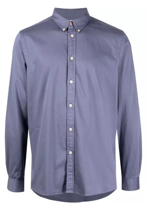 PS Paul Smith button-down collar long-sleeve shirt - Blue