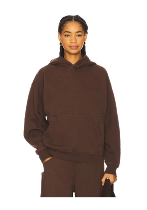 AFRM Blake Hoodie in Brown. Size S. Also in L, XS.