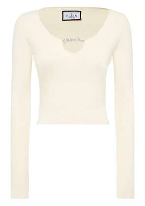 Philipp Plein cropped top - White