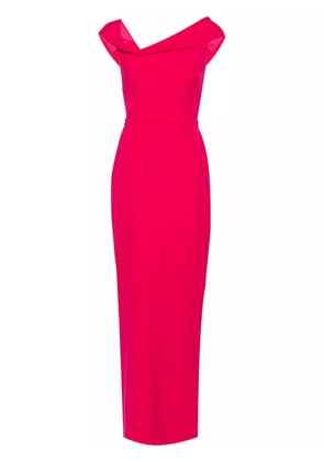 Safiyaa Koral crepe maxi dress - Pink